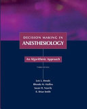 Decision Making in Anesthesiology: An Algorithmic Approach 5th Edition